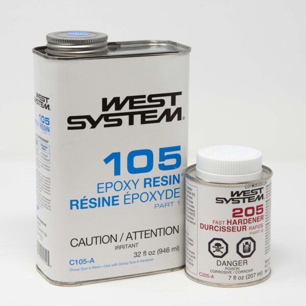 44.40KIT resina epoxi 105 sistema West endurecedor rápido 205